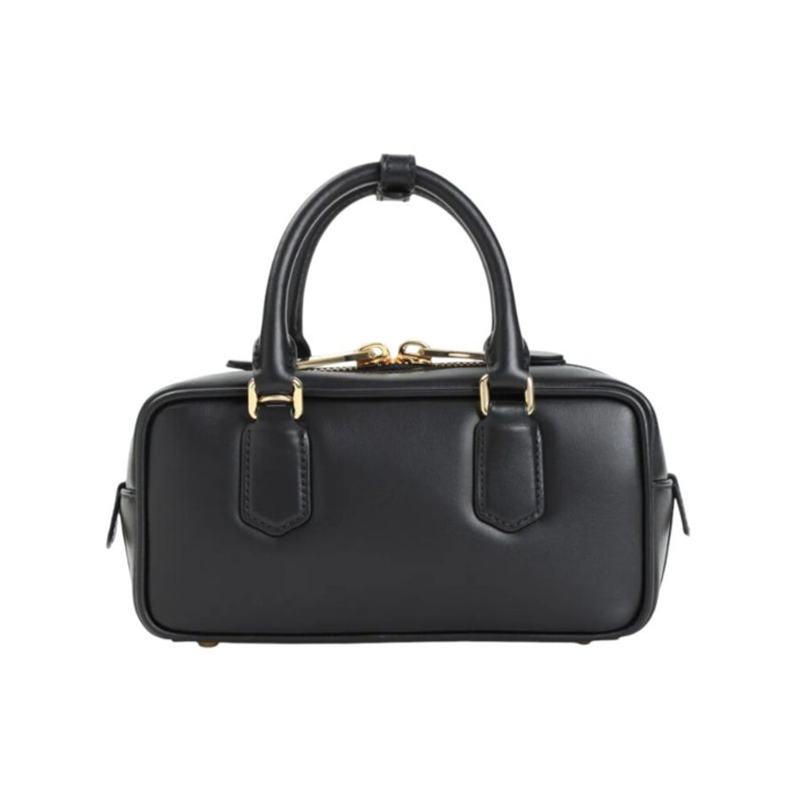 【MIU MIU】Arcadie 中款 牛皮 手提 斜背包 肩背包 黑色 5BB142-4