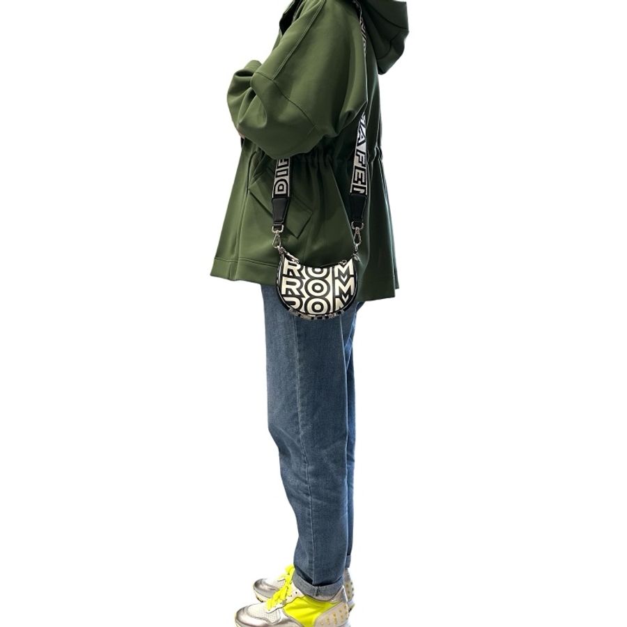 Fendi by Marc Jacobs 限量款黑白雙色流浪包+長肩帶-2