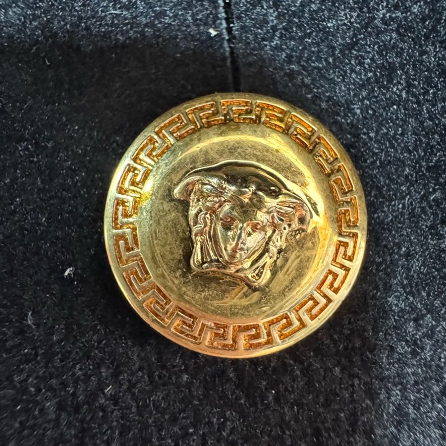 VERSACE 美杜莎和希腊回纹图案 徽标耳饰-4