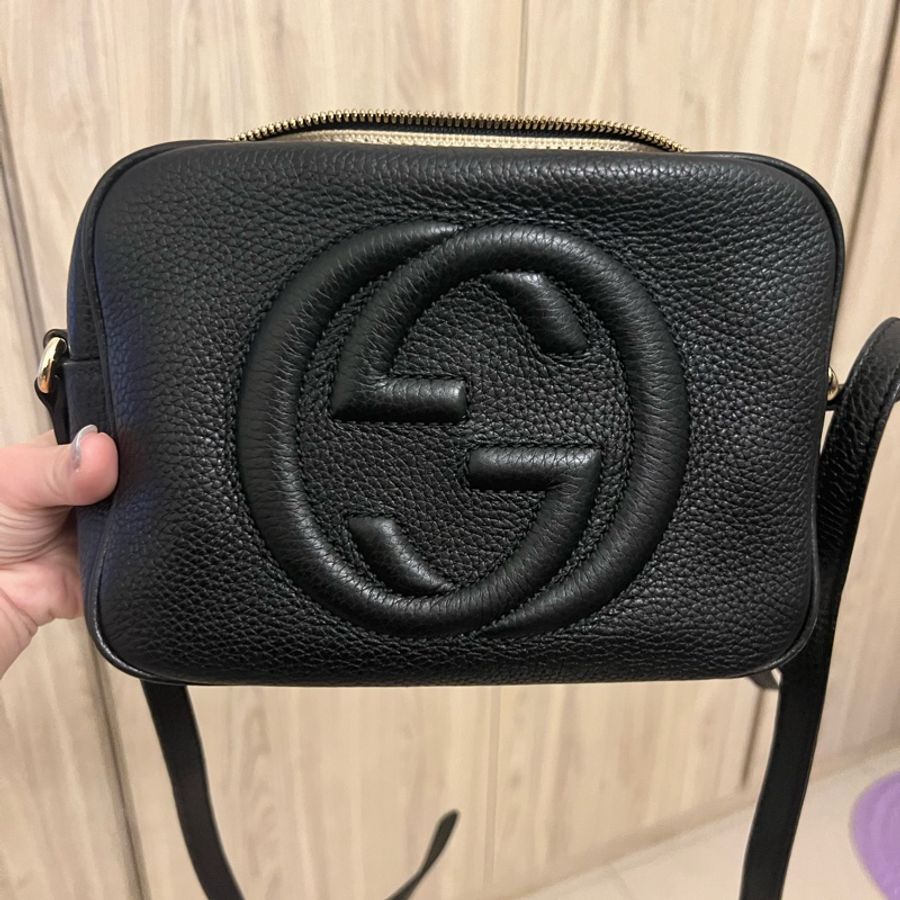 [二手］古馳 gucci disco 相機包 肩背包-0