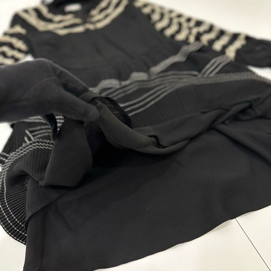 Red Valentino 黑色 立領 長袖 蕾絲 洋裝 紗裙 蛋糕裙 連身裙 連衣裙 裙裝-15
