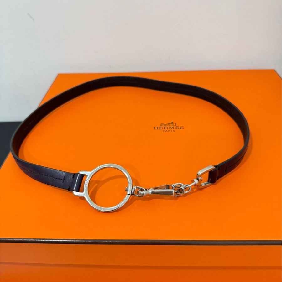 prada 深紫色 扣環 皮帶 腰帶 腰封-20