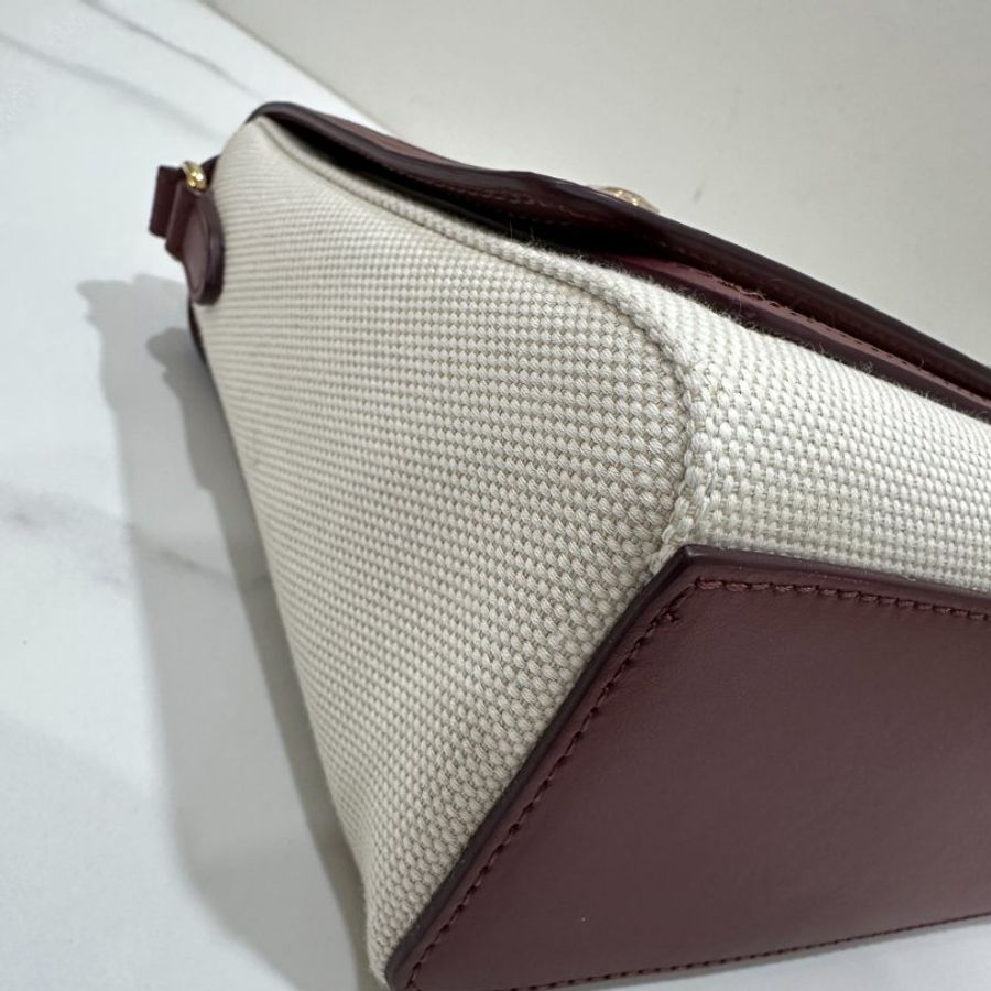 Burberry Horseferry 帆布翻蓋斜背包-6
