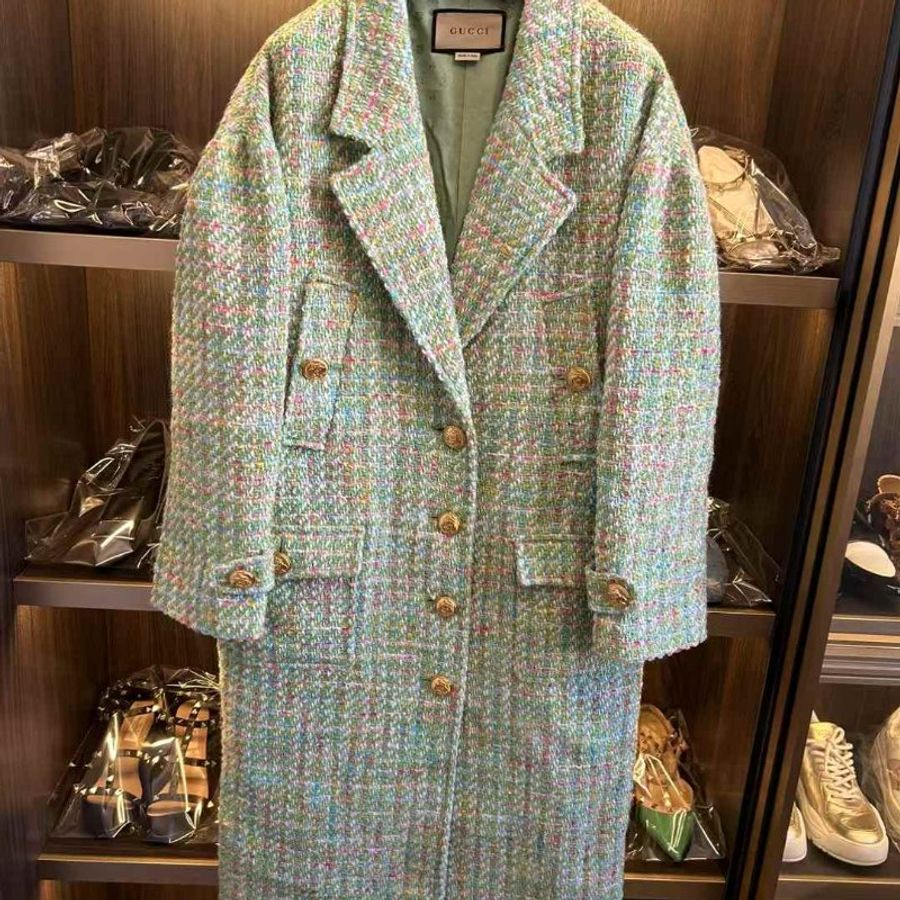 Gucci 大衣 40號 全新閒置 很多明星上身款 原價近15萬-4