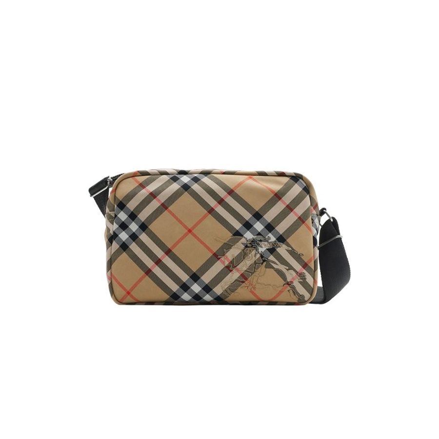 Burberry Check Crossbody Bag for Men in Sand - 8091320-Sand-0