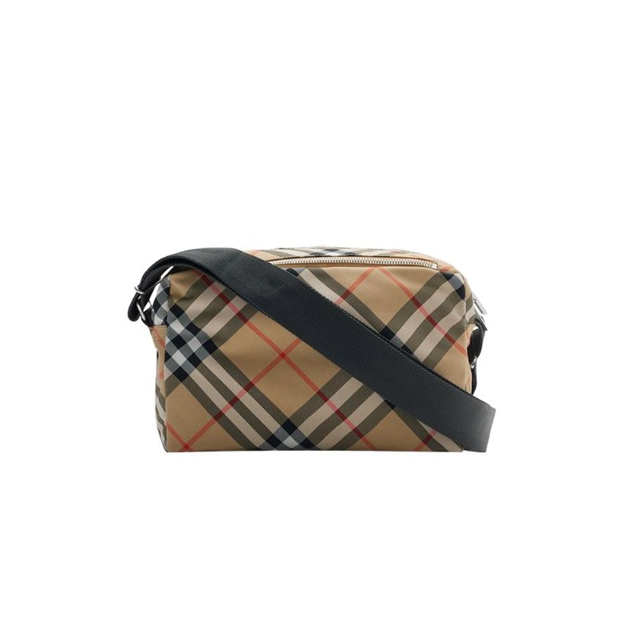 Burberry Check Crossbody Bag for Men in Sand - 8091320-Sand-2