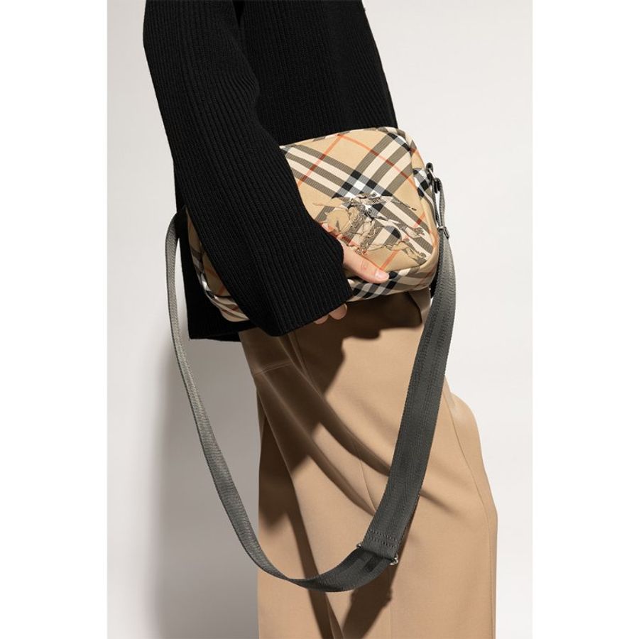 Burberry Check Crossbody Bag for Men in Sand - 8091320-Sand-4