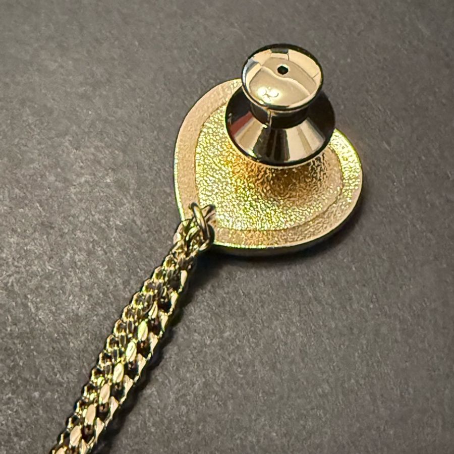 Chanel coco heart chained brooch 胸針-6