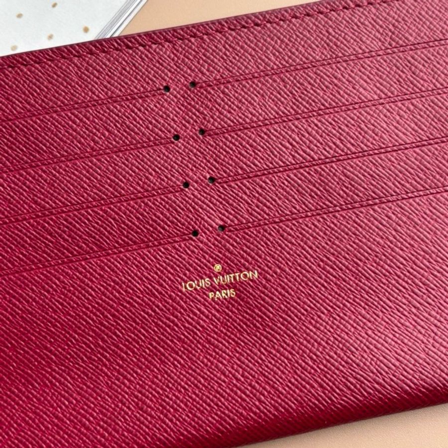 ::LOUIS VUITTON:: LV M61276 Pochette Félicie花紋金釦WOC三合一鏈包-15