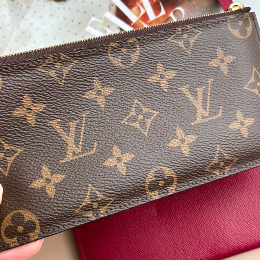 ::LOUIS VUITTON:: LV M61276 Pochette Félicie花紋金釦WOC三合一鏈包-19