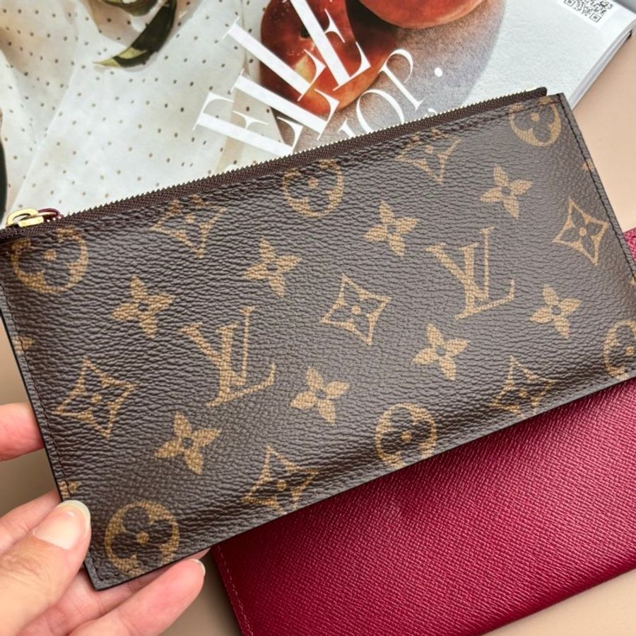 ::LOUIS VUITTON:: LV M61276 Pochette Félicie花紋金釦WOC三合一鏈包-20