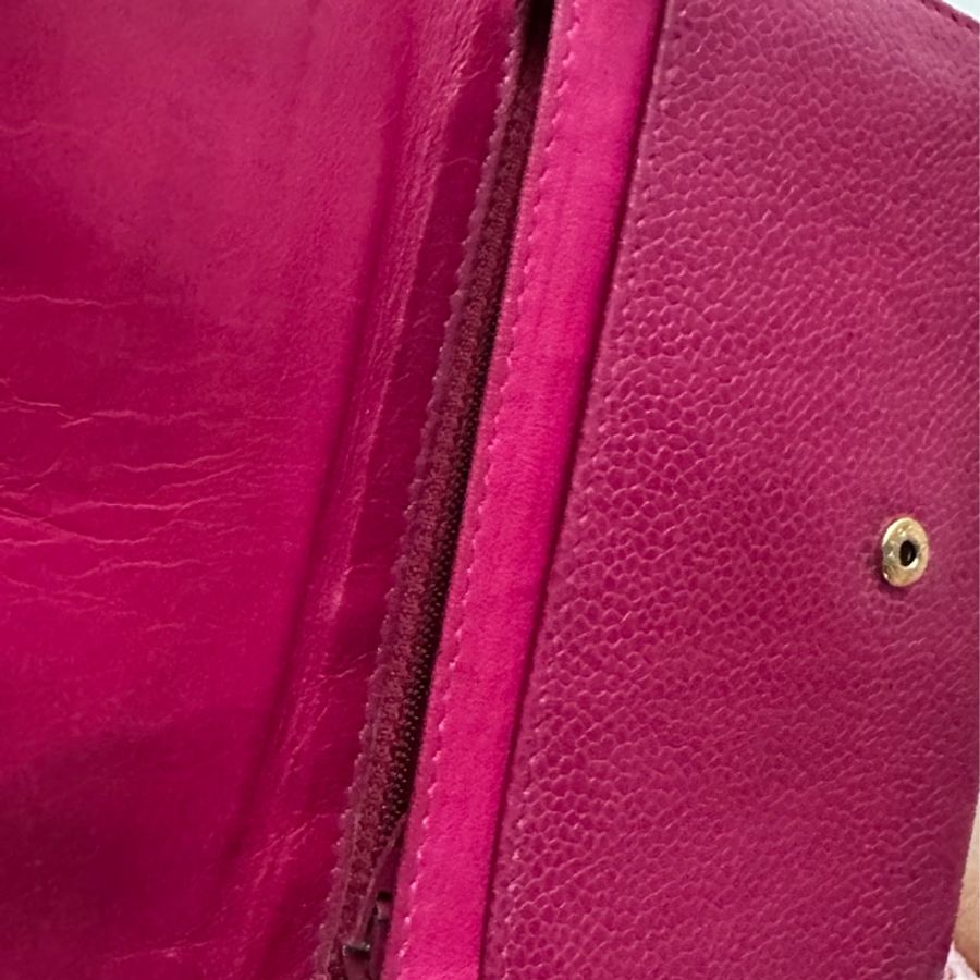 (MYMluxurybag) Chanel WOC 14.5cm 小巧 魚子醬皮包 長錢包 肩背包 斜背包-14