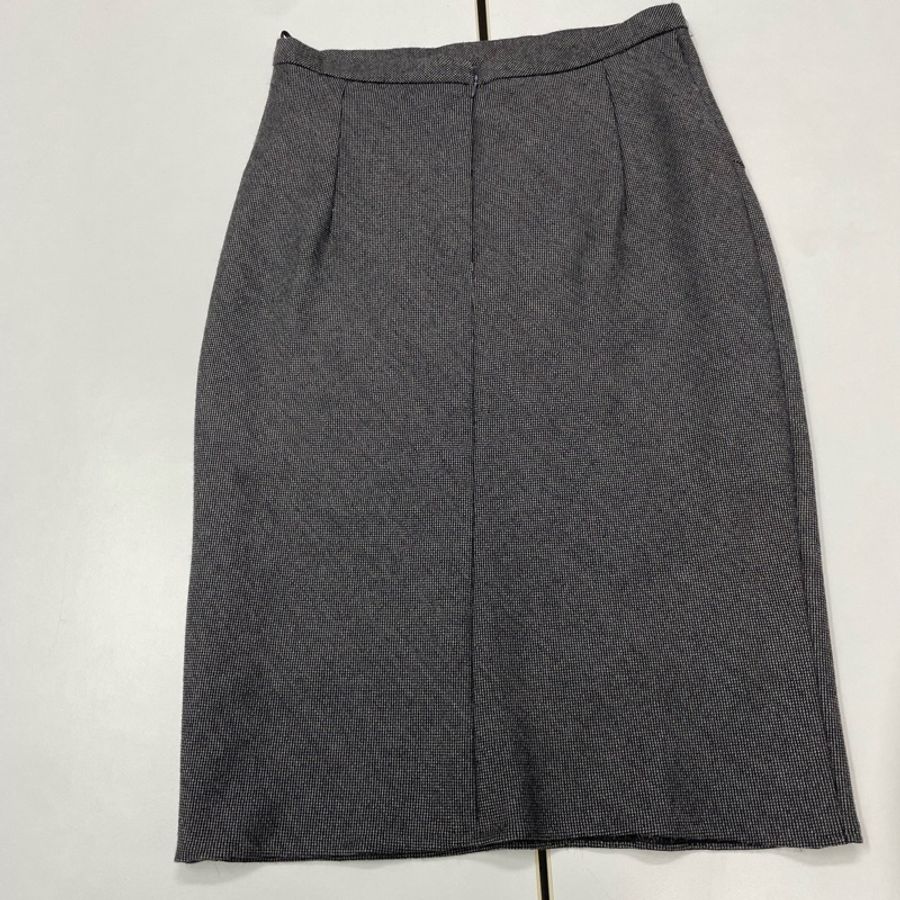 MaxMara 義大利製造黑色彈性包裙-1