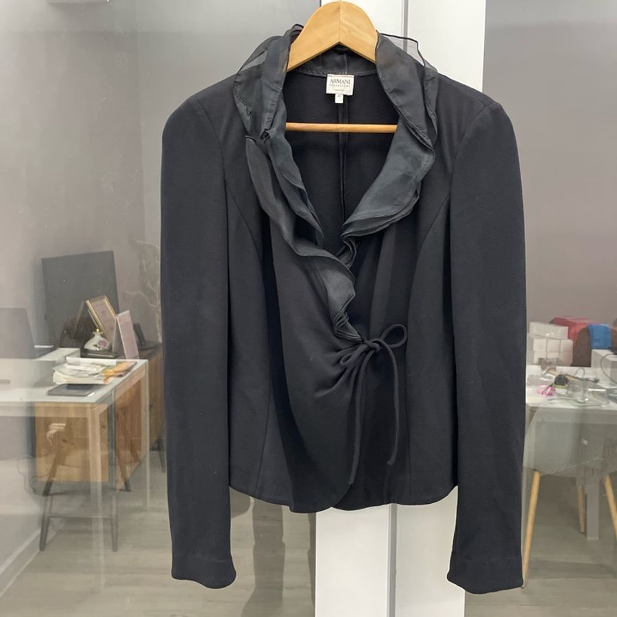 Armani 修身薄外套(彈性布料)-5