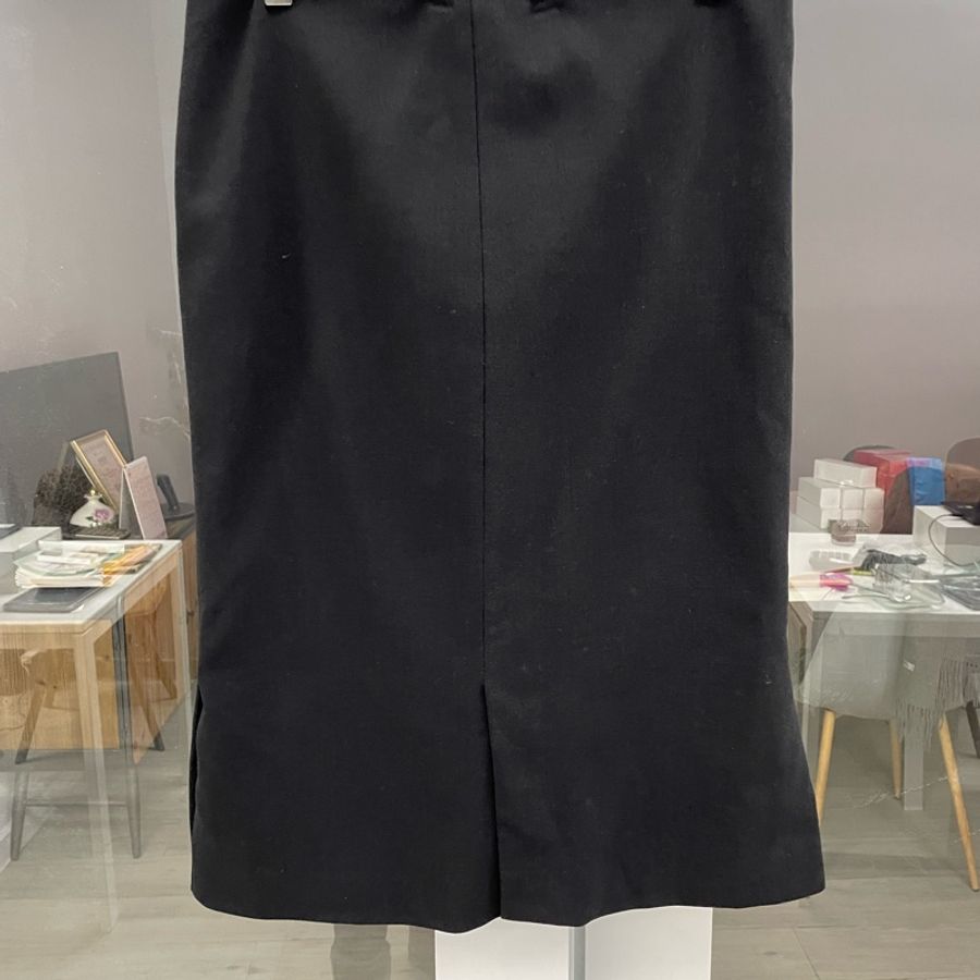 Prada 黑色窄裙-1
