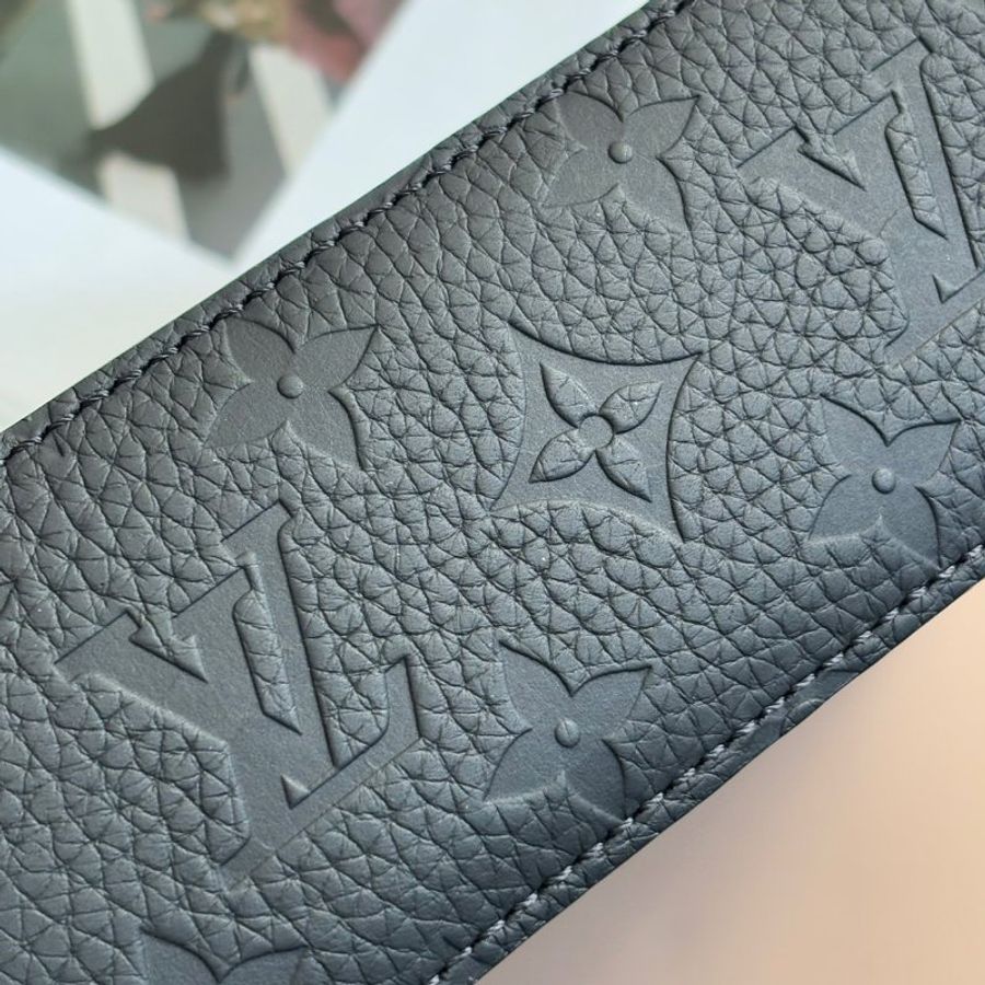 ::LOUIS VUITTON:: LV M59163 HandleSoftTrunk黑壓紋箱型手提斜背包-11