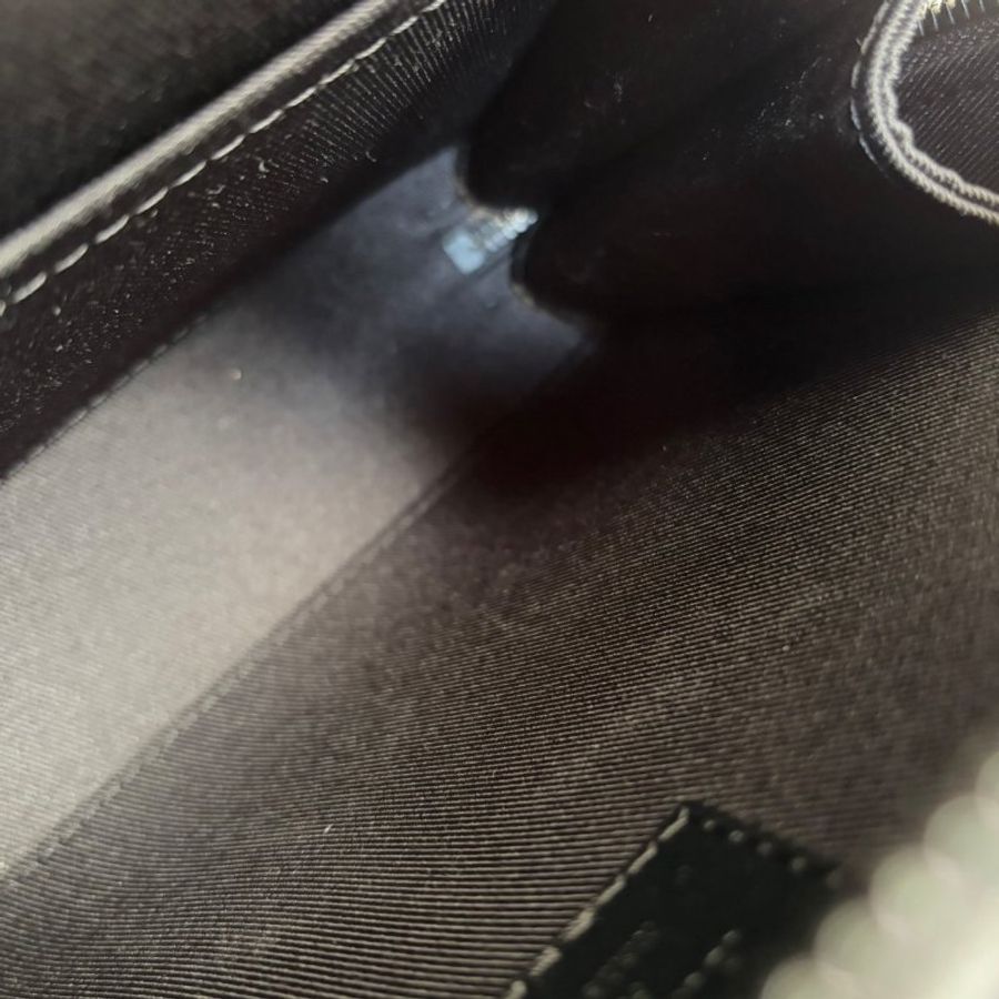 ::LOUIS VUITTON:: LV M59163 HandleSoftTrunk黑壓紋箱型手提斜背包-15