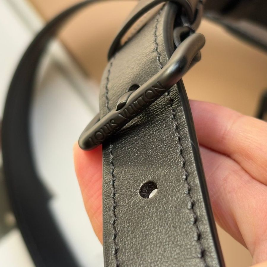 ::LOUIS VUITTON:: LV M59163 HandleSoftTrunk黑壓紋箱型手提斜背包-20