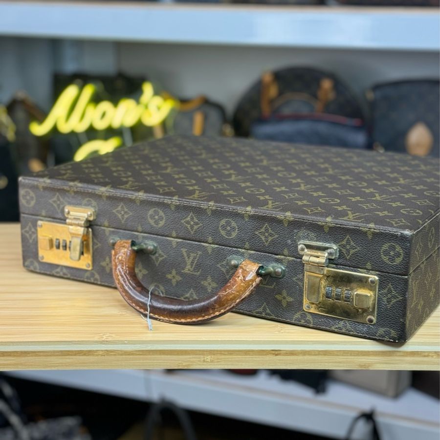 Louis Vuitton 老花硬盒古董行李箱🤎🎶絕對珍藏-0