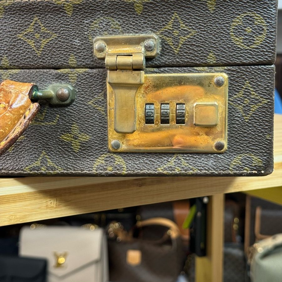 Louis Vuitton 老花硬盒古董行李箱🤎🎶絕對珍藏-2