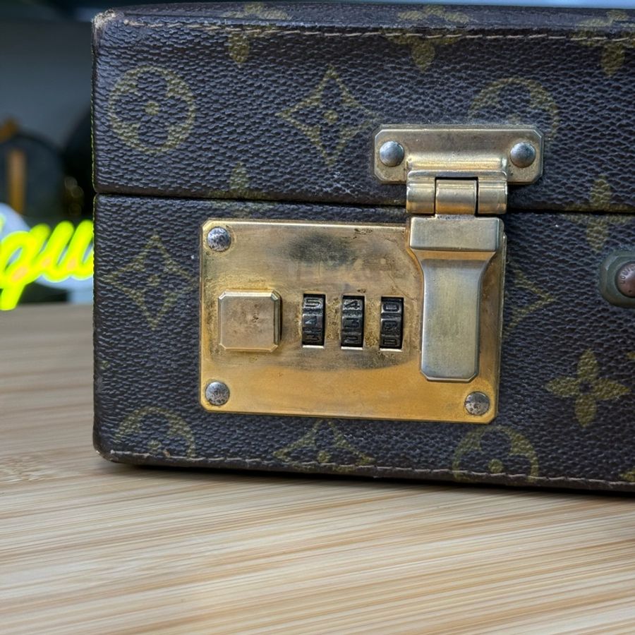 Louis Vuitton 老花硬盒古董行李箱🤎🎶絕對珍藏-3
