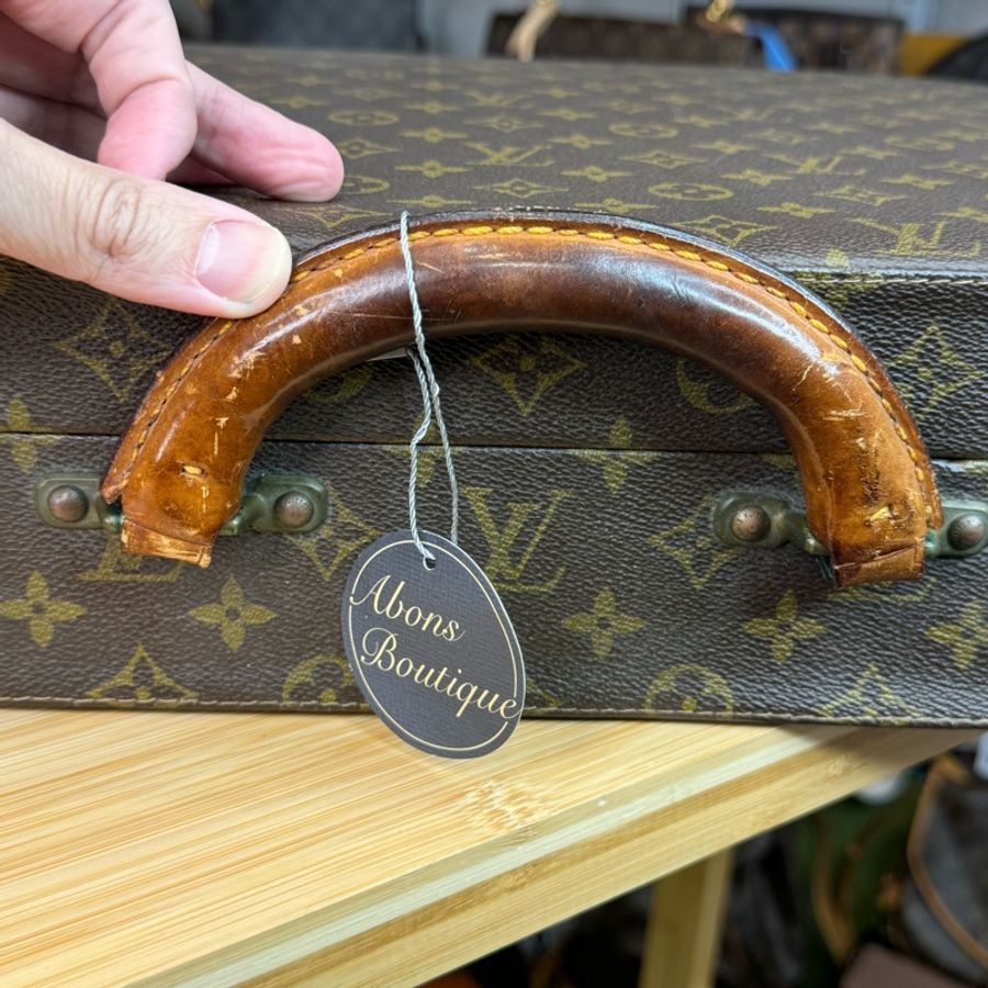 Louis Vuitton 老花硬盒古董行李箱🤎🎶絕對珍藏-5