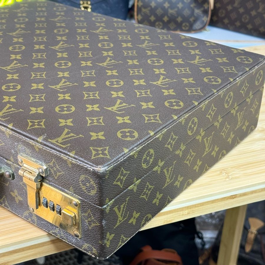 Louis Vuitton 老花硬盒古董行李箱🤎🎶絕對珍藏-7