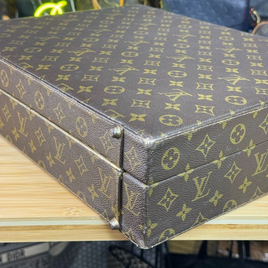 Louis Vuitton 老花硬盒古董行李箱🤎🎶絕對珍藏-9