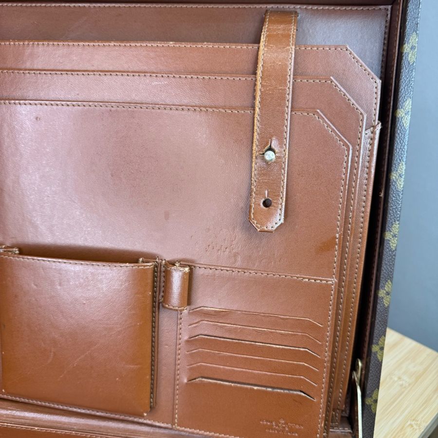 Louis Vuitton 老花硬盒古董行李箱🤎🎶絕對珍藏-16