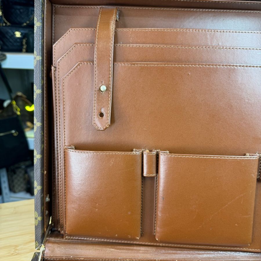 Louis Vuitton 老花硬盒古董行李箱🤎🎶絕對珍藏-17
