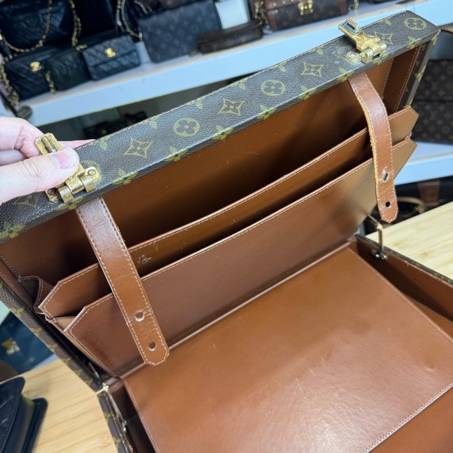 Louis Vuitton 老花硬盒古董行李箱🤎🎶絕對珍藏-19