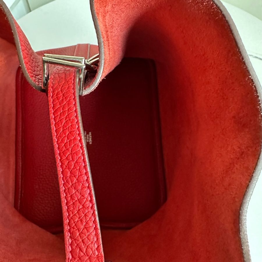Hermes picotin 22紅色🧨-9
