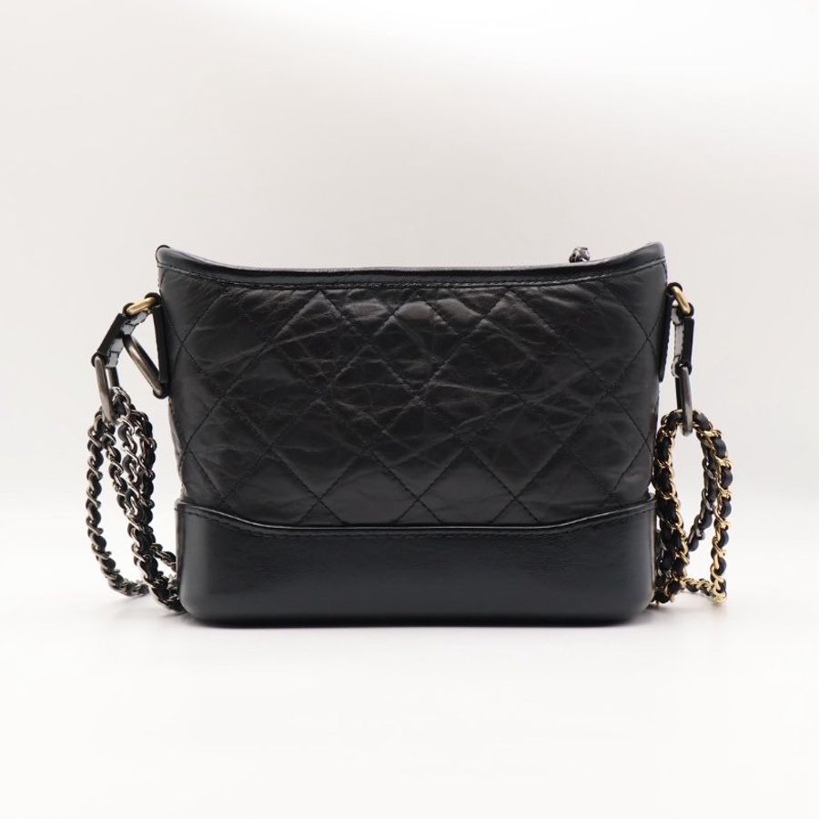 CHANEL 雙鍊條流浪包 - 小號黑30開-4