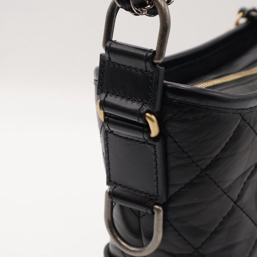 CHANEL 雙鍊條流浪包 - 小號黑30開-8