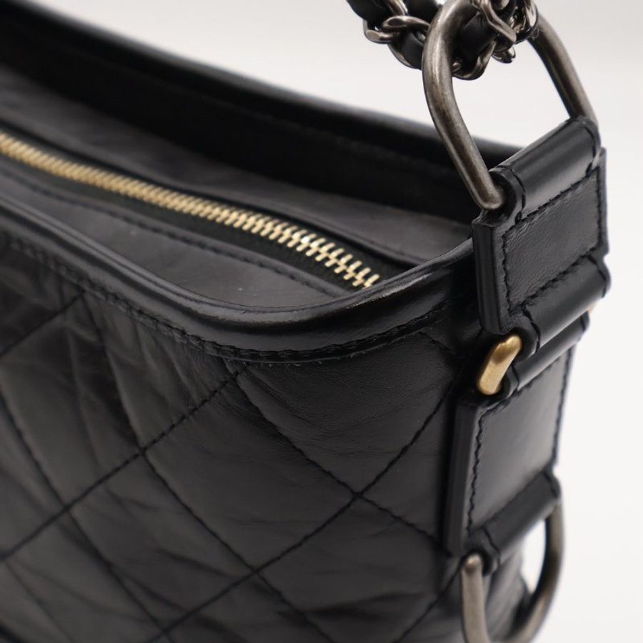 CHANEL 雙鍊條流浪包 - 小號黑30開-10