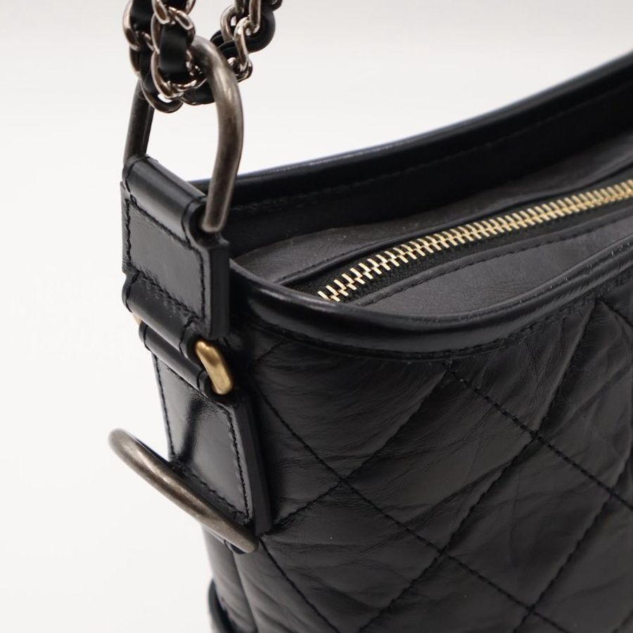 CHANEL 雙鍊條流浪包 - 小號黑30開-11