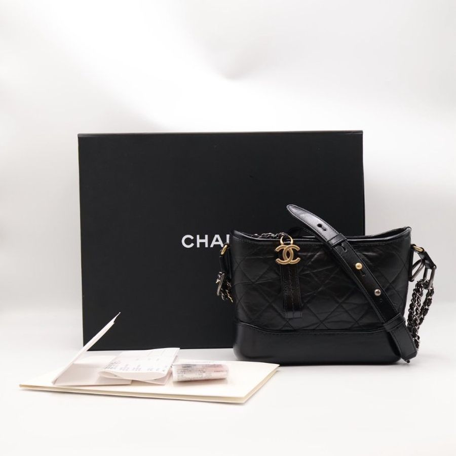 CHANEL 雙鍊條流浪包 - 小號黑30開-19