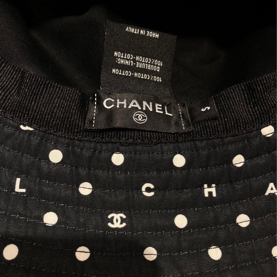 全新|Chanel 點點字母漁夫帽-2