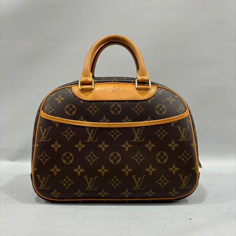 Louis Vuitton M42228原花手提小珍包蘋果包 Trouville-0