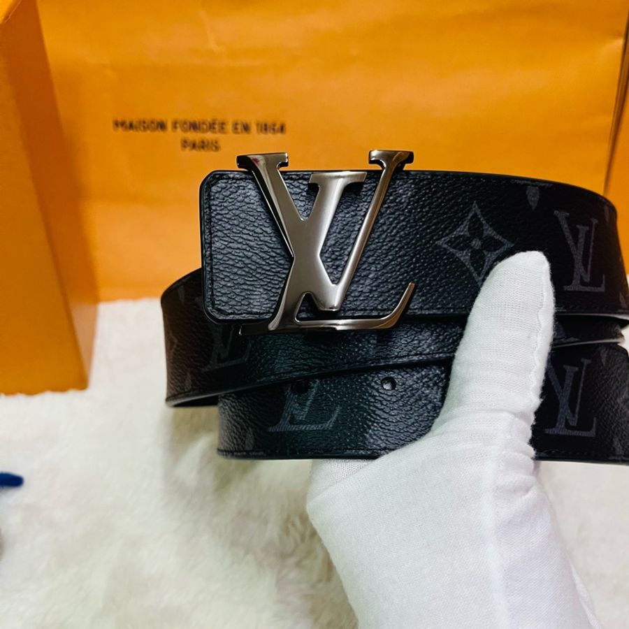 LV M9043黑老花 #雙面皮帶-1