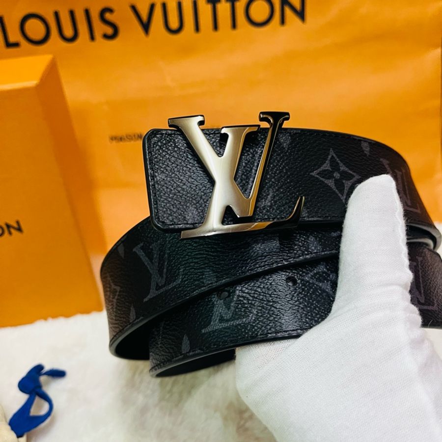 LV M9043黑老花 #雙面皮帶-2