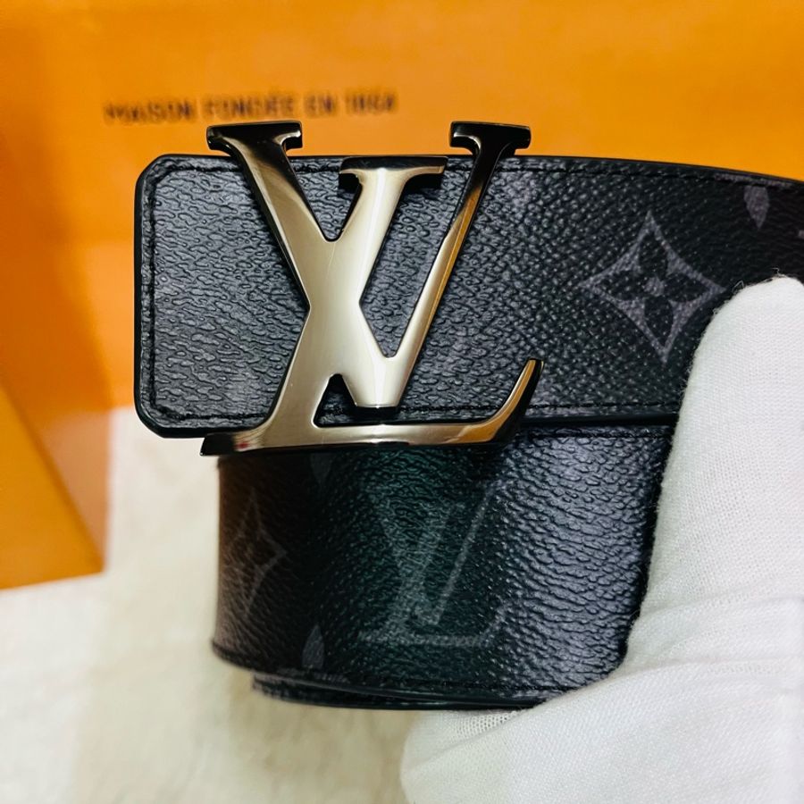 LV M9043黑老花 #雙面皮帶-16