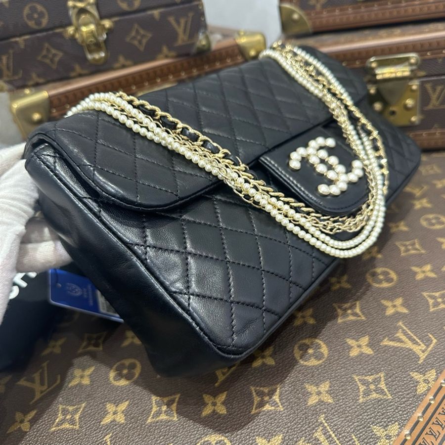CHANEL香奈儿CF Westminster威斯敏斯特珍珠链条包-4