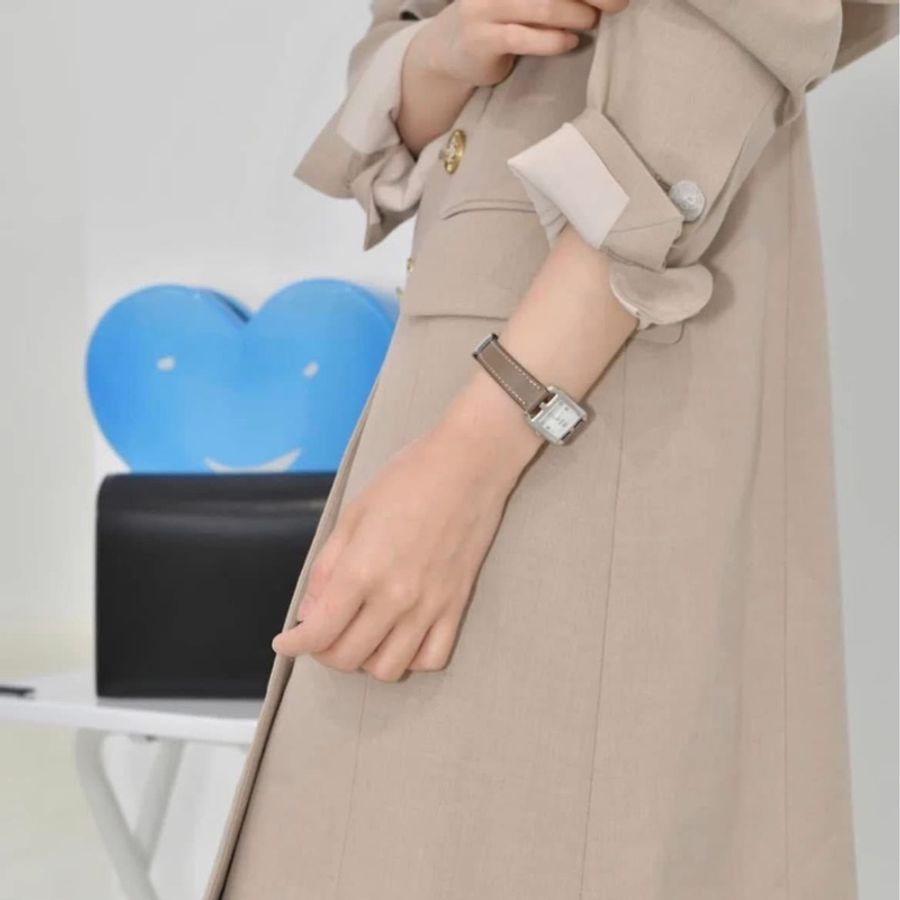 愛馬仕 Hermès Cape Cod 手錶 大象灰銀-4