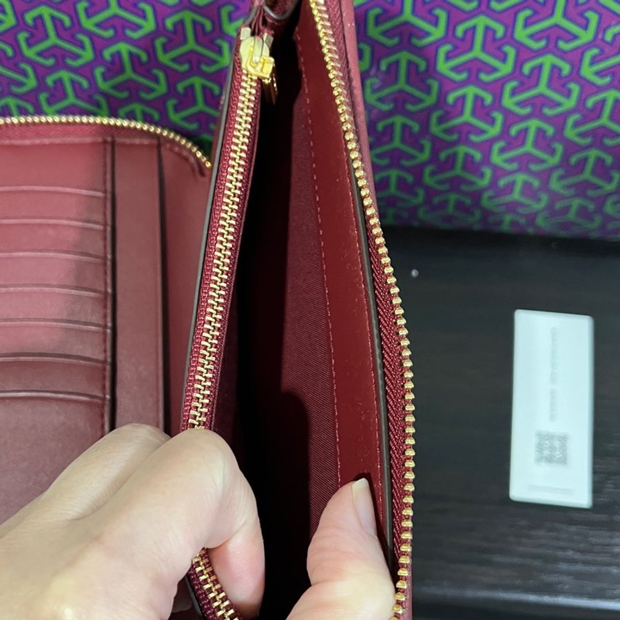 Tory Burch 老花花豹長夾 手拿包 全新專櫃款 降價-7