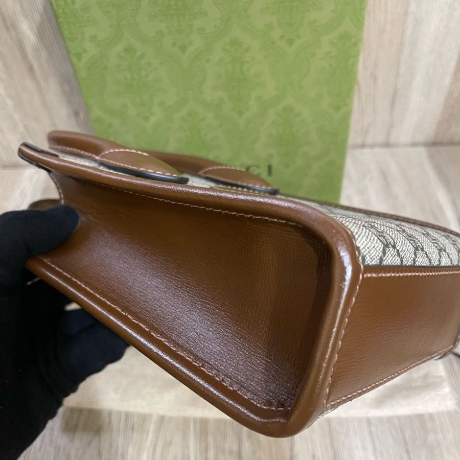 優惠出清❗️Gucci經典托特包mini /台灣專櫃購入 / 甜甜價出售-12