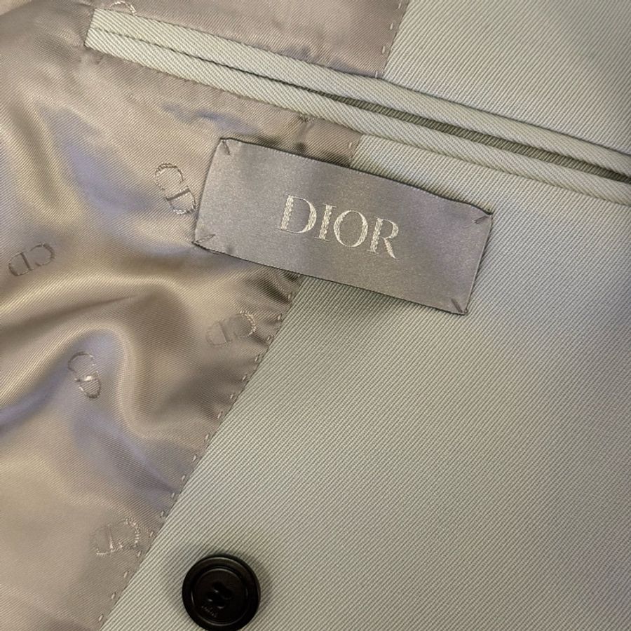 Dior baby blue wool blazer jacket 52 西裝外套-2