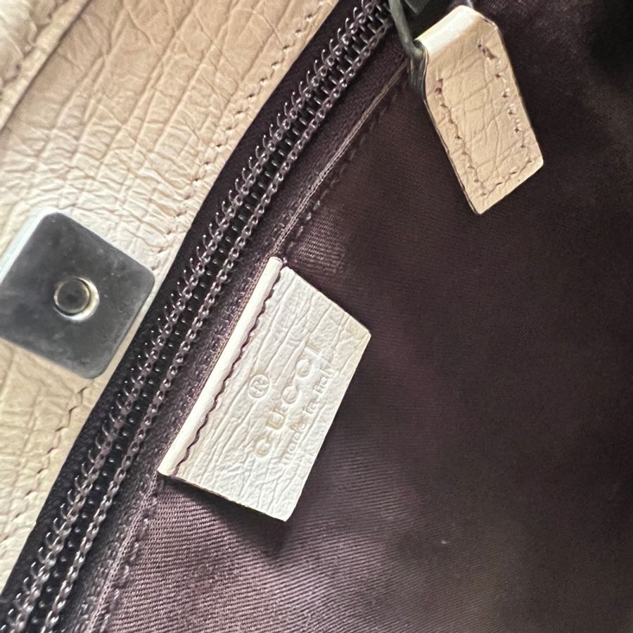 GUCCI 古馳 古奇托特包手提袋 _GG 頂級 PVC BRW 全圖案 二手-12