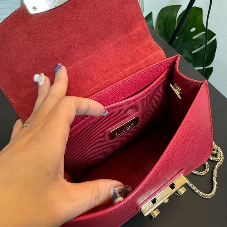 FURLA METROPOLIS RUBY RED 斜背包-9