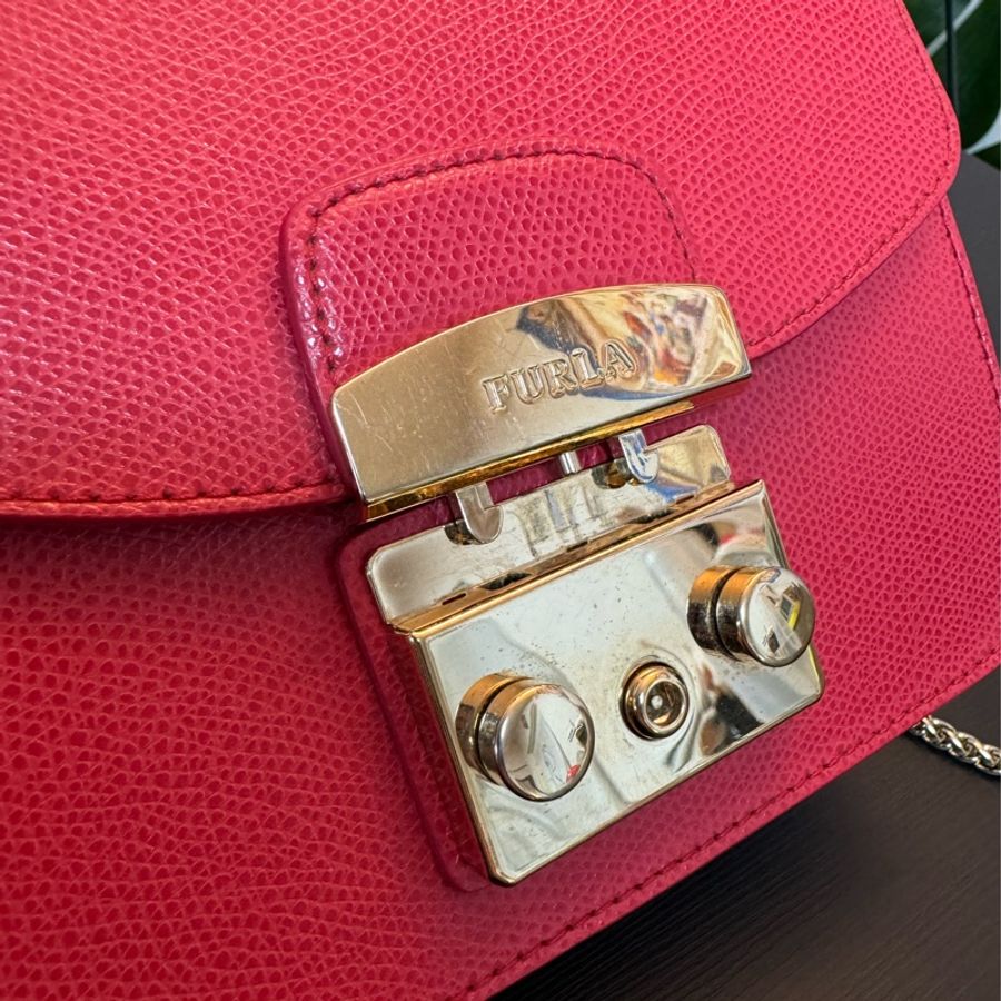 FURLA METROPOLIS RUBY RED 斜背包-14